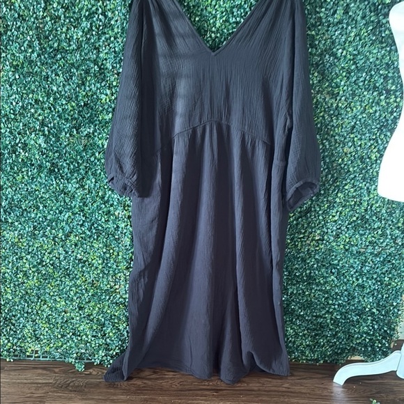 Plus Madewell Elegant Black Dress new. 4 X - Picture 2 of 6